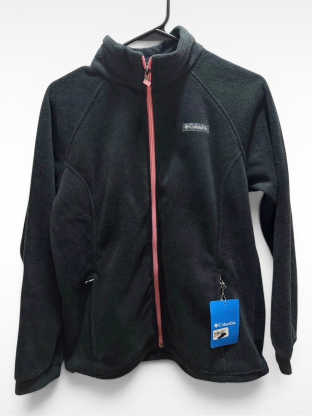 NWT Columbia Girls XL 18/20 Black Fleece Jacket